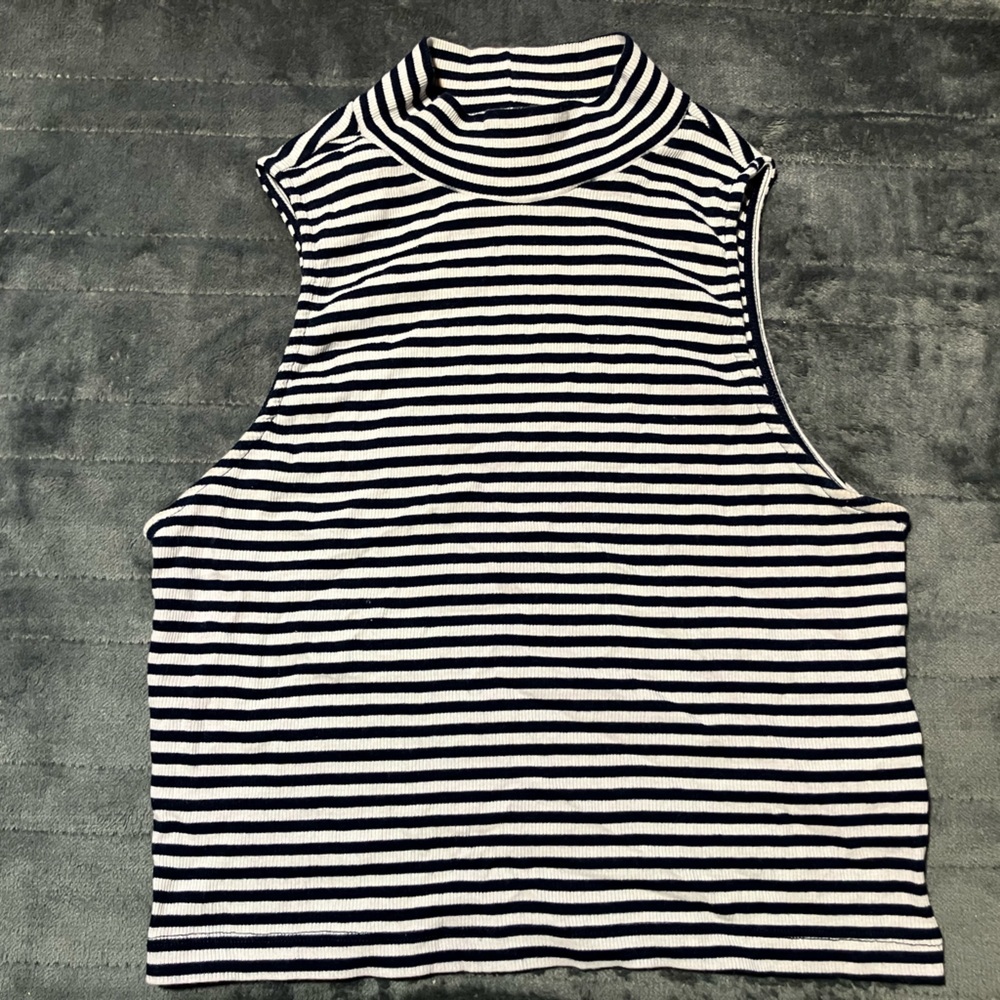 H&M divided stripped tank top